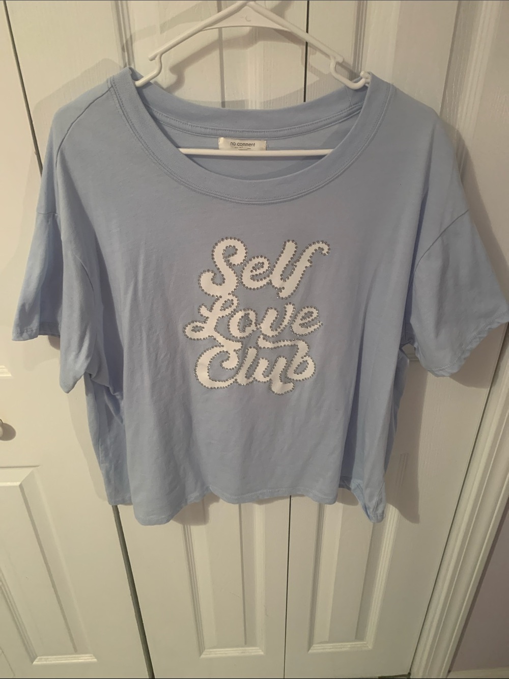Light Blue "Self Love Club" Graphic Tee